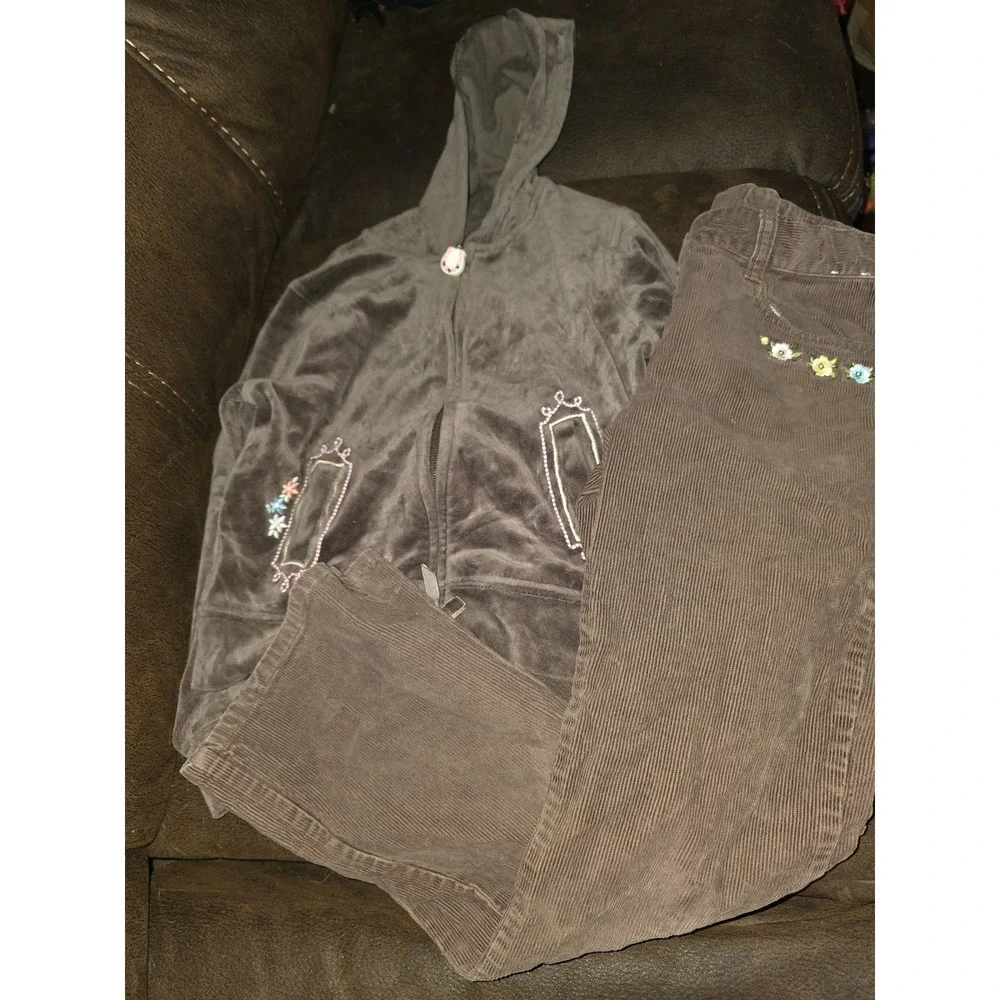 Gymboree equestrian club sweatshirt size 7 cords size 8 outfit